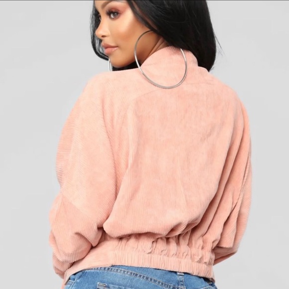 Women’s corduroy jacket moto jacket - Picture 2 of 7